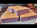 เค้กชิฟฟ่อนมันม่วง Purple​ potato​ Chiffon​ Cake | new​ new​ eat​ food​