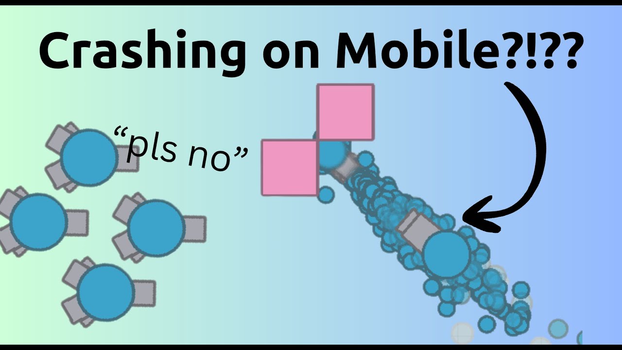 Crashing a server on mobile!! - YouTube
