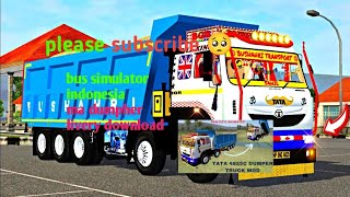tata signa 4825 Tipper mod bussid | download tata signa truck mod | tata dumper truck bussid #mod screenshot 5