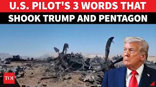 REVEALED: U.S Pilot's 3-Word Message Moments After Iranian Missile Destroys F-15E Aircraft Over Iran