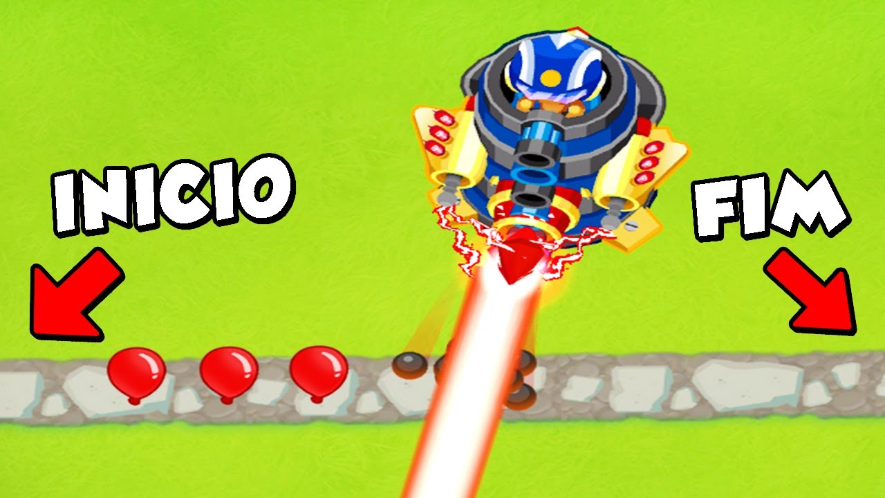 CRIEI O MAIOR MAPA DO MUNDO NO BLOONS TD 6