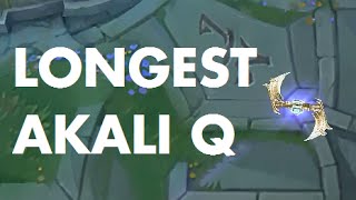 Longest Akali Q EVER