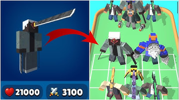 Merge Chainsaw 3D Run | Level 25 to 34