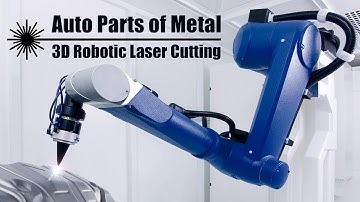 3D Robot 5 Axis fiber laser cutter for cutting automotive parts