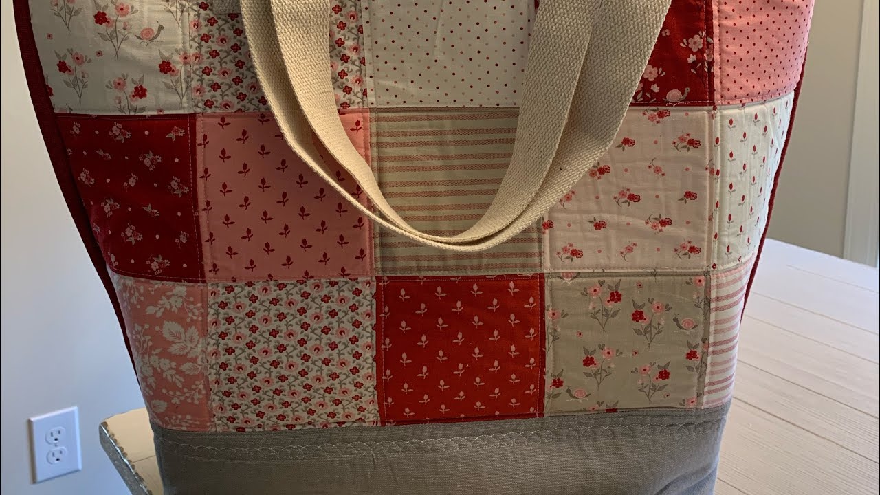 Easy Quilted Tote Bag Tutorial YouTube