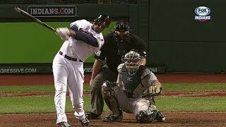 NYY@CLE: Dickerson connects on his first Tribe hit
