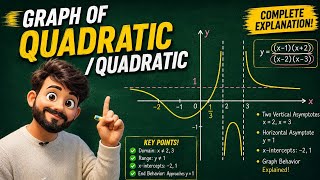 #JEE 2026-27, graph of rational function, quadratic by quadratic graph#jee/11th