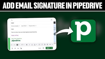 How To Add Email Signature in Pipedrive 2025! (Full Tutorial)