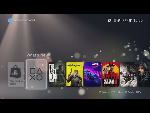 PS5 Official Boot Screen + UI Concept | 4K 60fps
