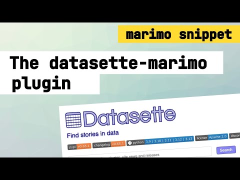 marimo for datasette users