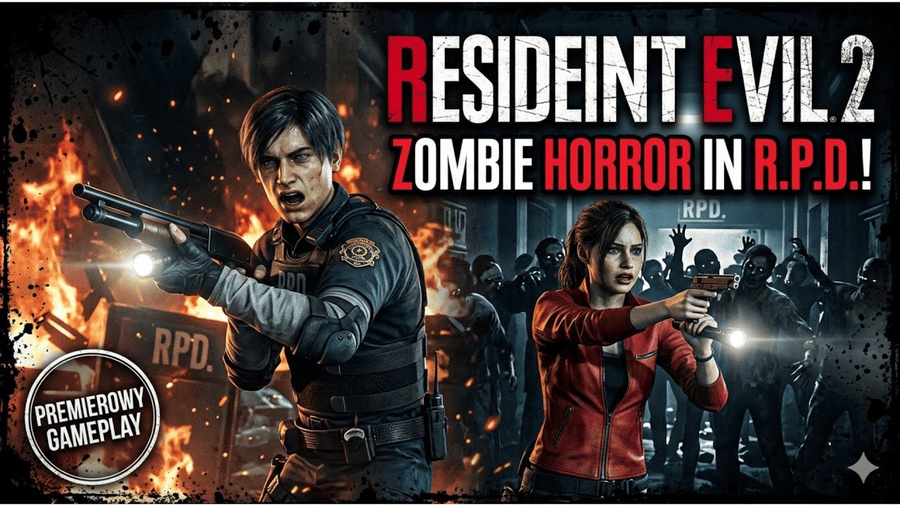 DZIADEK PRAWIE ZEŚWIROWAŁ! | Resident Evil 2 Remake odc 2 (Portrait)