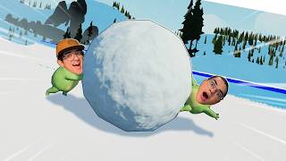 VIRAMOS SAPOS CONGELADOS E CRIAMOS A BOLA DE NEVE DE 9999...