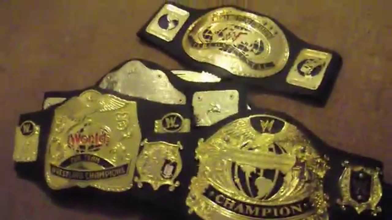 Which stores sell children's WWE belts?