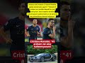 Cristiano Ronaldo: 41 arabam var spor arabaları çok severim #magazin #cristianoronaldo