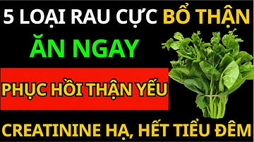 Thận Yếu Ăn Gì 5 Loại Rau Giảm Creatinine, Giảm Tiểu Đêm – Tránh Xa 5 Rau Hại Thận!