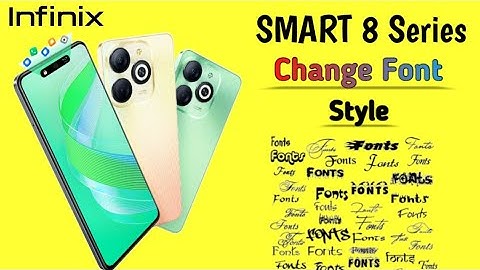 How to Change Font Style in Infinix Smart 8 | Infinix Smart 8 Font Style Change
