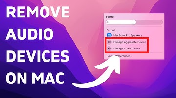 Remove Audio Device Mac