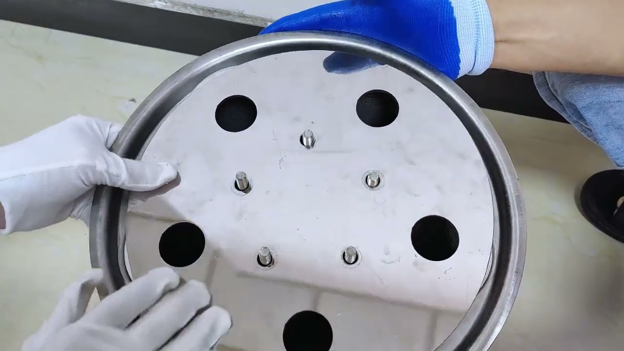 5 cartridges stainless steel filter housing - Lvyuan