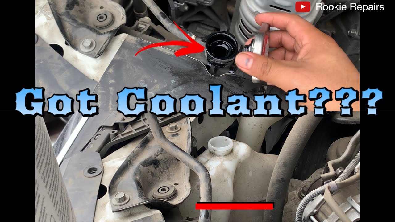 How to Add Coolant AntiFreeze Honda Accord Civic CR-V 2013 - 2018 - YouTube