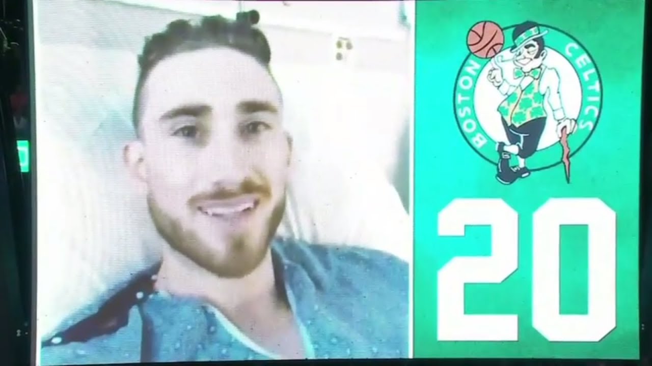 Gordon Hayward in video to Celtics fans: 'I'm going to be all right'