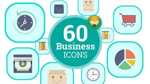 Shopping Business and Money - Flat Animated Icons and Elements (After Effects template)