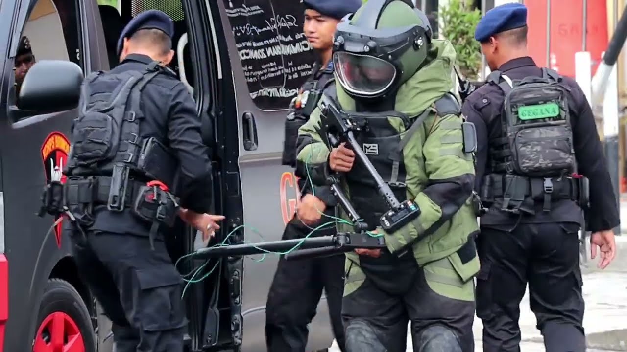 SIMULASI PENGAMANAN TAHAPAN PEMILU 2024 DIREKTORAT SAMAPTA POLDA KALTENG