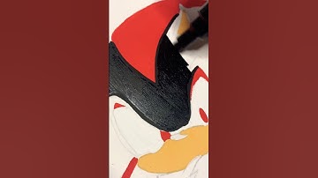 shadow with posca markers🖤 #poscaart #drawing #coloring #cartoondrawing #artshorts #poscamarkers