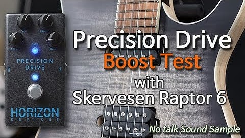 Horizon Devices Precision Drive/Skervesen Raptor 6/Quad Cortex 메탈 부스터 페달