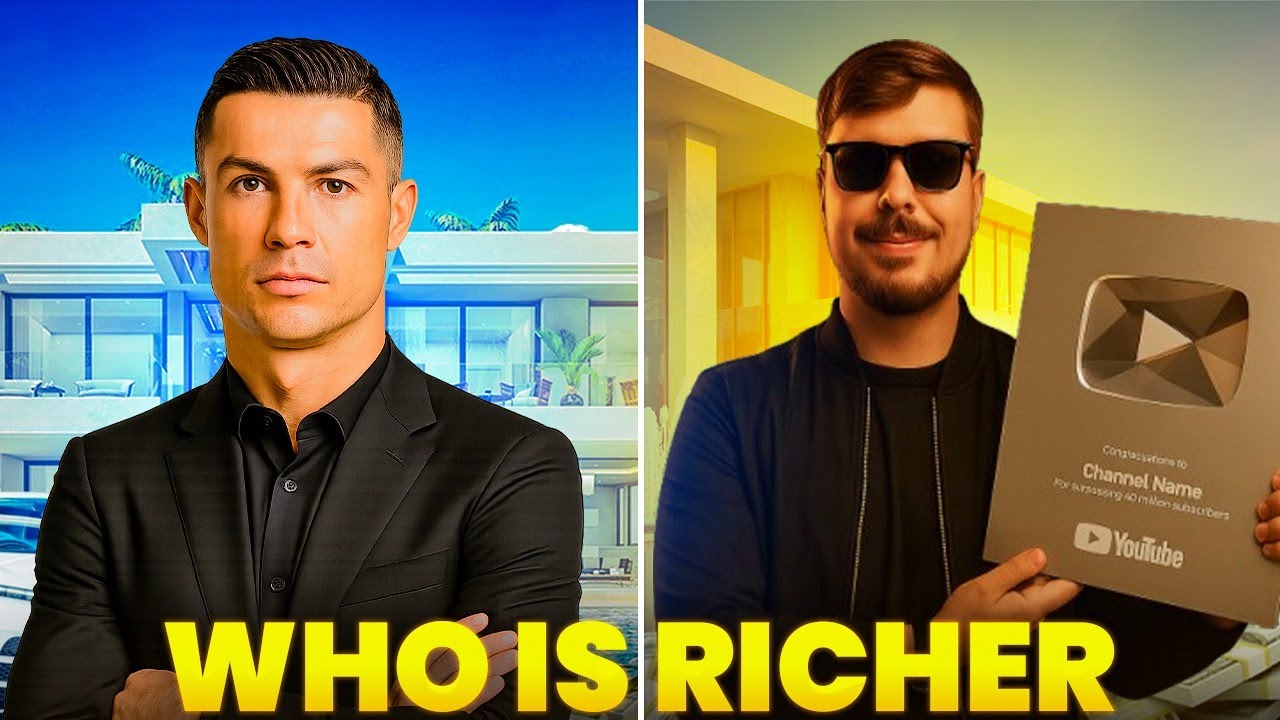 Ronaldo vs MrBeast Who is Wealthier in 2025 ?