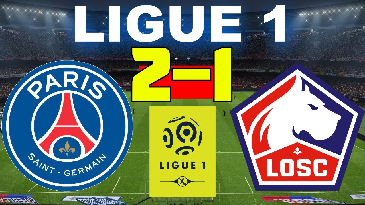 PSG vs Lillie 2-1 | Ligue 1 Francia - 29/10/21 | Partido Completo HD ...