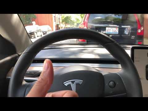 Tesla Model 3 – How to fold sideview mirrors 