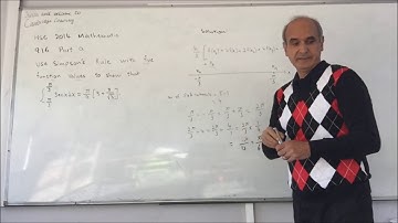 2014 hsc Q16 part a Simpsons rule