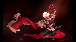 【FellLust sans】Making & Speedpaint // UndertaleAU