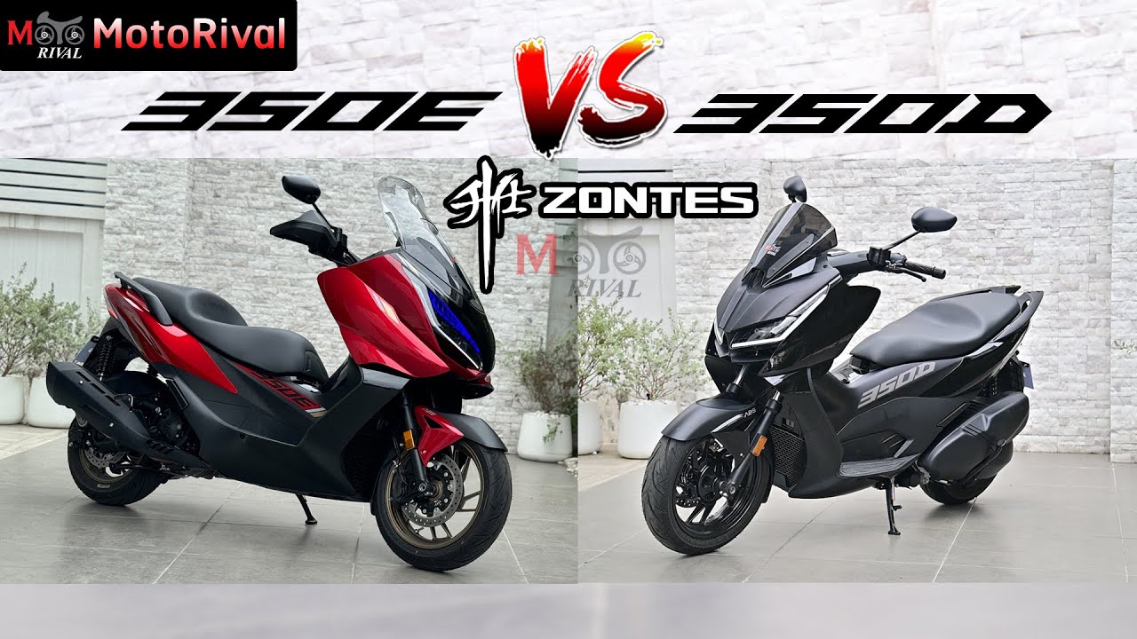 Zontes 350D vs 350E มีอะไรต่างกันนอกจากรูปทรงและราคา - YouTube