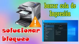 Cómo borrar la cola de impresión y solucionar  error  en Windows 7,  10 y 11 by JorgeTech98 749 views 10 months ago 1 minute, 46 seconds