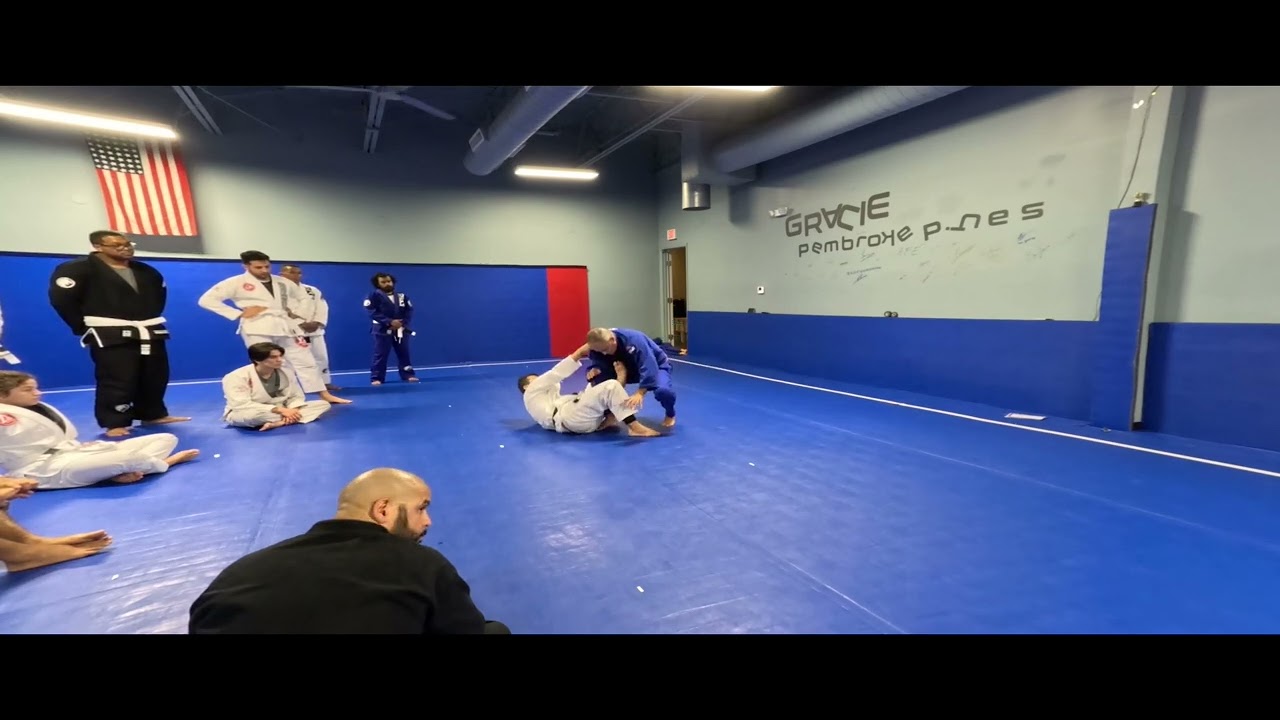 De La riva sweep to first step of Berimbolo - YouTube