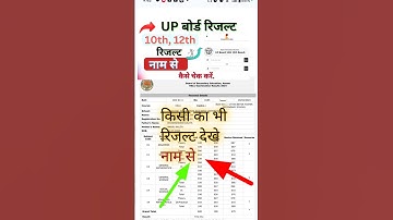 View UP Board Result 2025 by Name? How to View UP Board Results 2025 Name/ 10th 12th Result