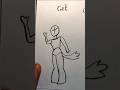 How to draw stickman body (animal version #art #drawing #diy #sketch #draw #artist #viral #short