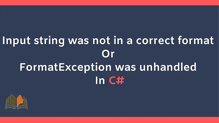 Input string was not in a correct format || FormatException was unhandled in C#