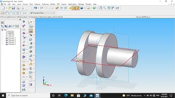 #Crank Shaft Exercise 02 on Solid Edge V20/ #Basics of Solid Edge V20