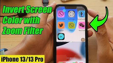 iPhone 13/13 Pro: How to Invert Screen Color with Zoom Filter
