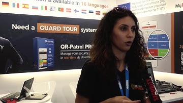 QR-Patrol and MyLoneWorkers in IFSEC London 2017 exhibition - Maro Roussou Interview