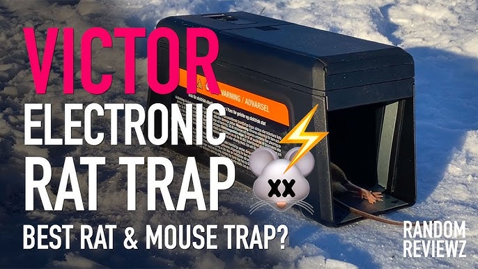 Victor Electronic Mouse Trap -No Touch/No See Disposal- Kills up