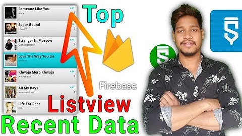 Listview recent data top with firebase in sketchware/Aauraparti