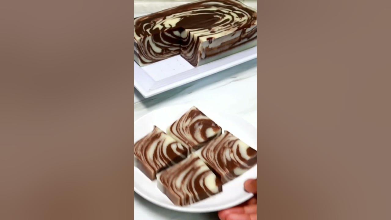 resep puding zebra roti tawar 🤤🤤🤤