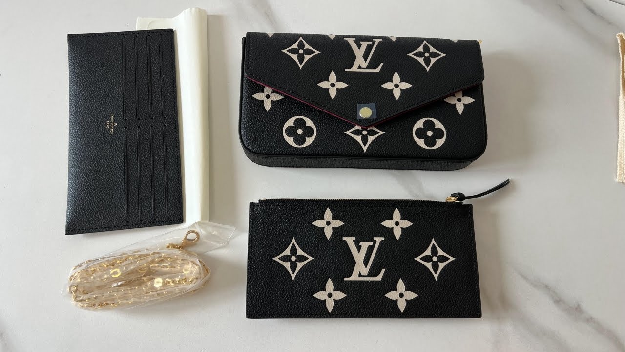 Túi Nữ Louis Vuitton Felicie Pochette 'Black Beige' M80482 – LUXITY