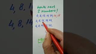 Predict next 2 numbers#MathMarrow#Math shorts#Sequence#Arithmetic sequence
