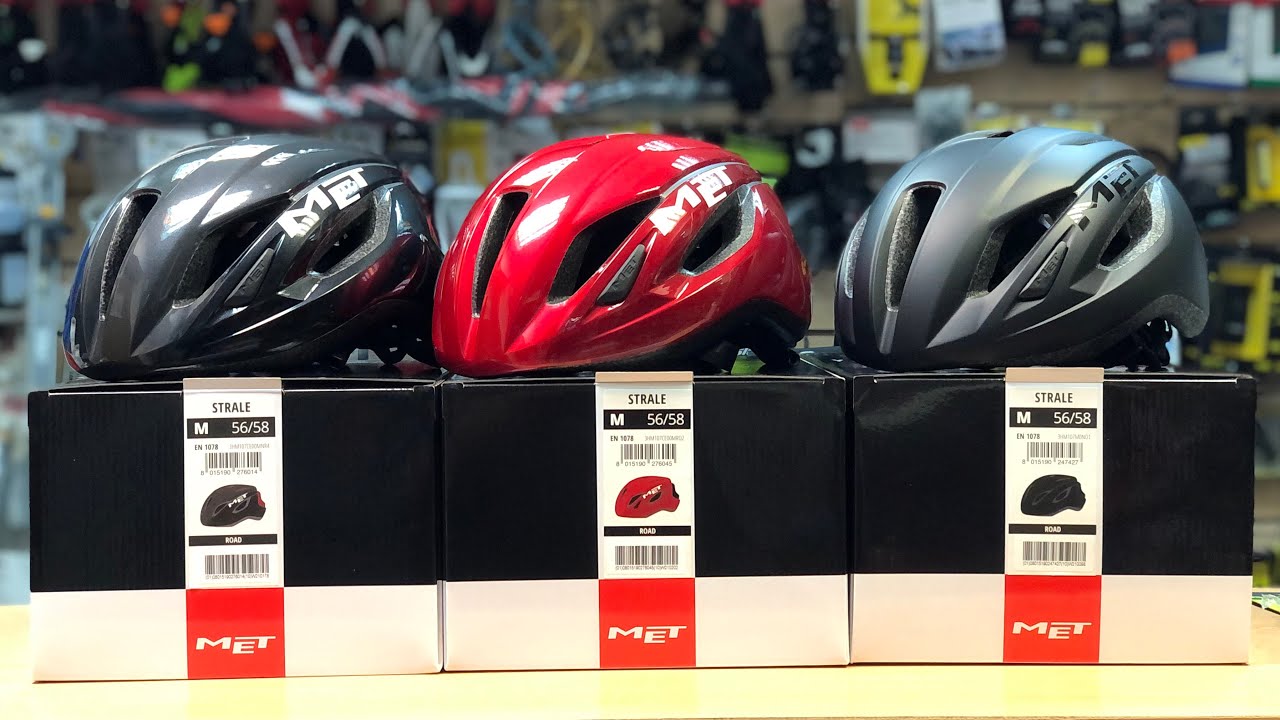 Велошлем Met Strale Road Cycling Helmet 2022 (3HM107) YouTube