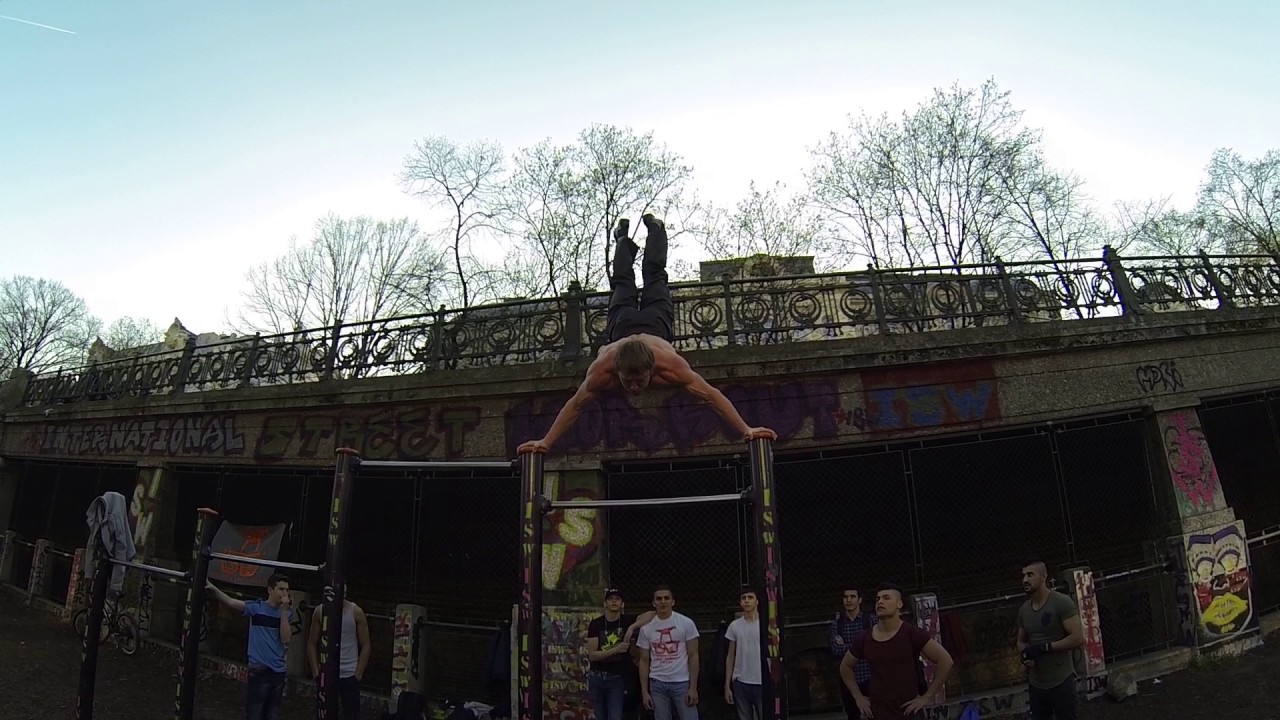 International Street Workout ISW Vienna Austria 2017 Österreich Wien Training Video 3 exercise 14.1 class 11