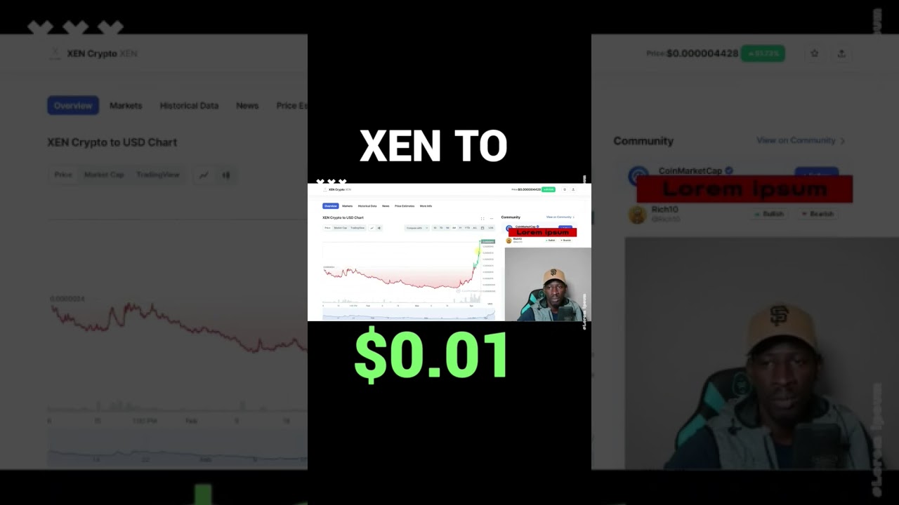 XEN crypto to $0.01 